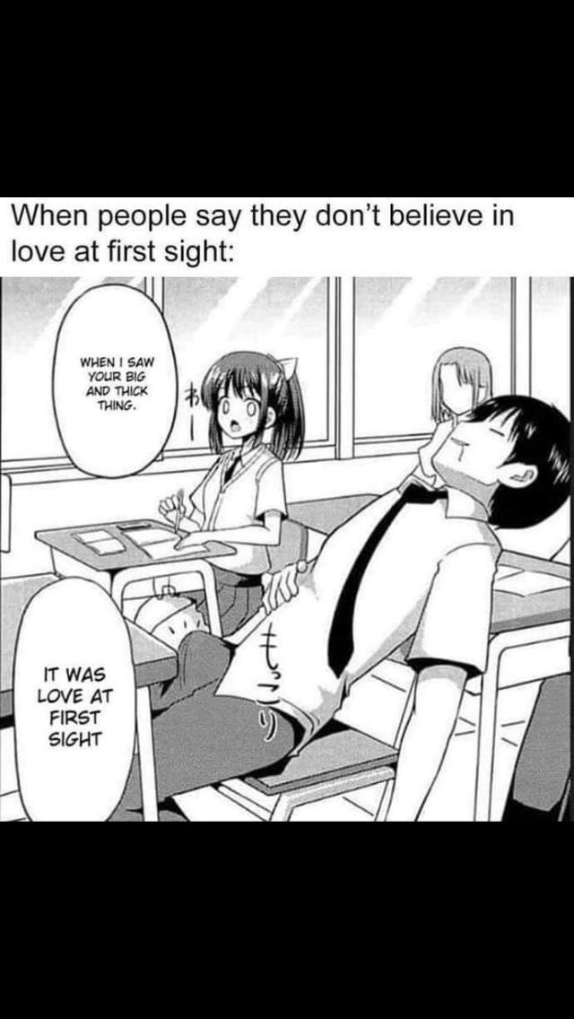 Do you believe in love at first sight?
