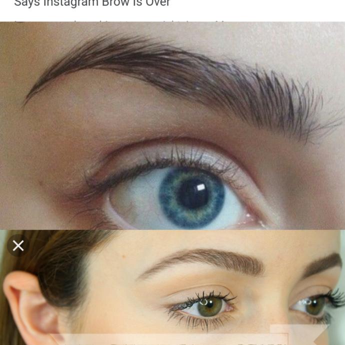Do you think natural brows or Instagram brows look better?