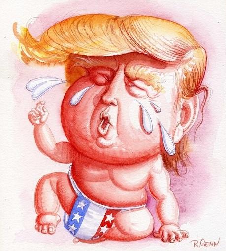 Does Trump's thin skin and immaturity impede his ability to make better decisions as president?