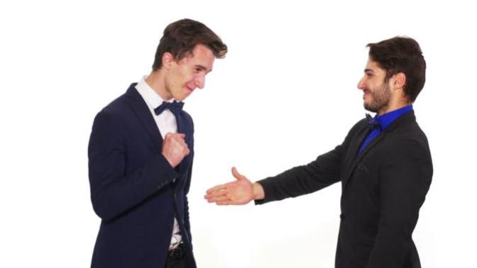 What is a good comeback for when someone doesn't shake your hand?