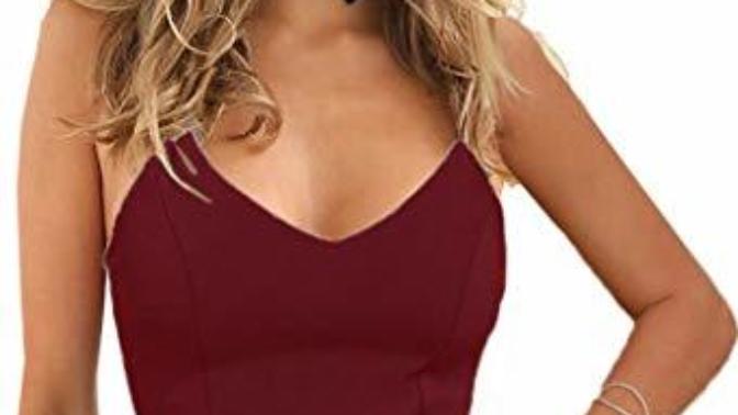 Which dress is more attractive for a girl with A cup boobs?