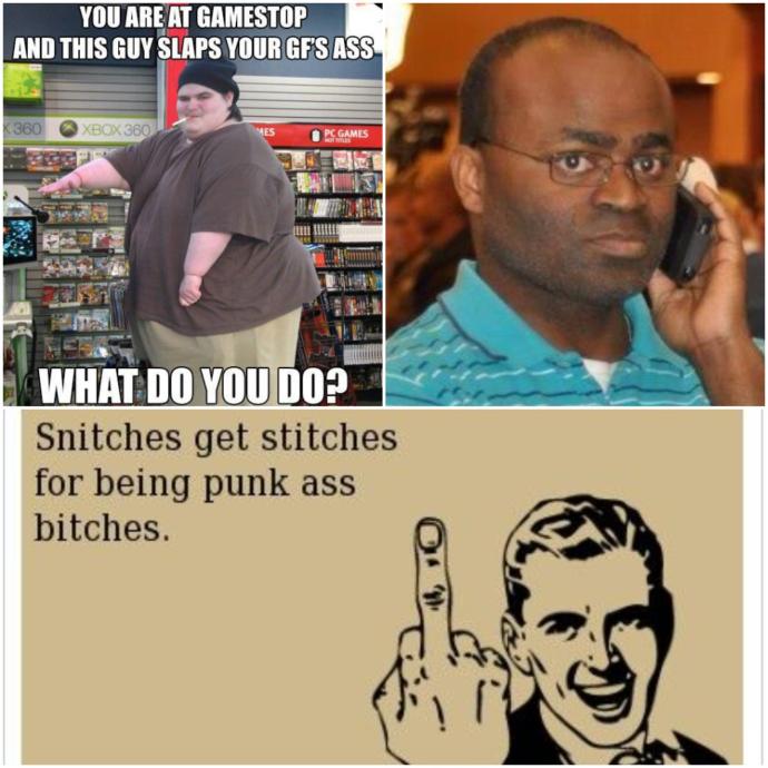 Is it pathetic to call the police?