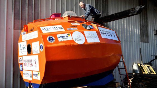 Would you be brave enough to cross the Atlantic Ocean in this?
