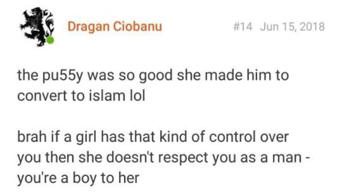 Why european are racist to people who date middle eastern?