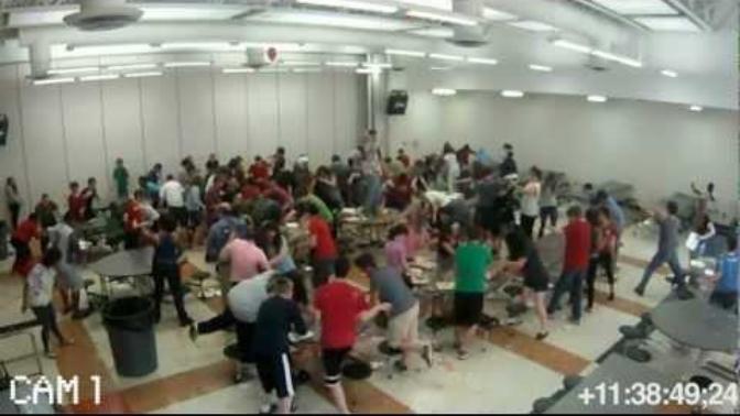 Have you ever been in a Food Fight with a large group of people?