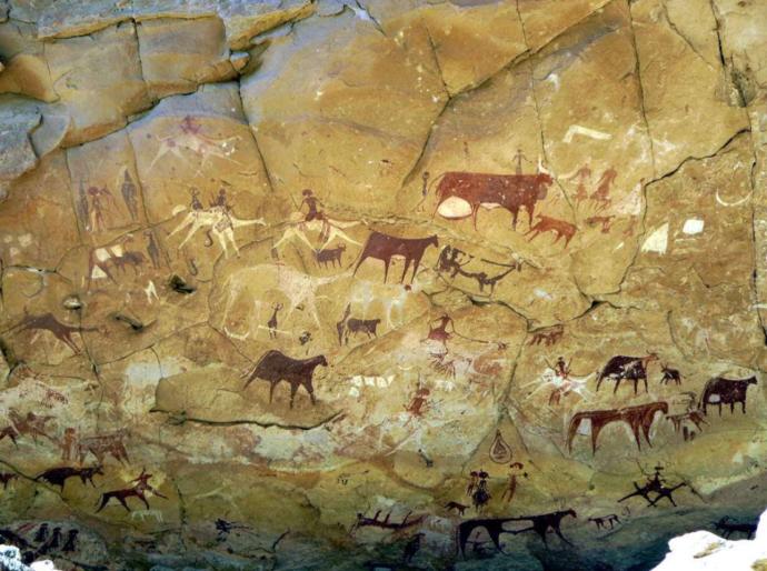 Would you want to visit cave paintings in Africa?