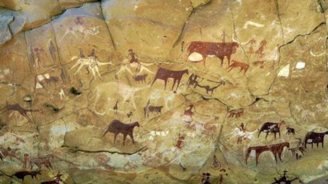 Would you want to visit cave paintings in Africa?