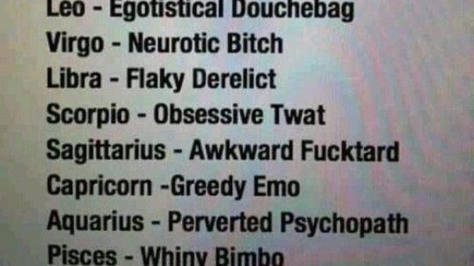 What's your horoscope sign?