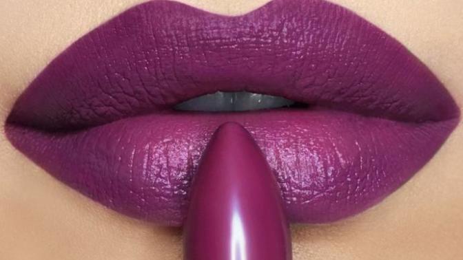 Do you like purple lipstick?