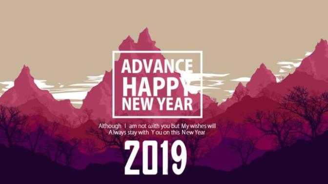 Is it okay if I wish you an early happy new year?