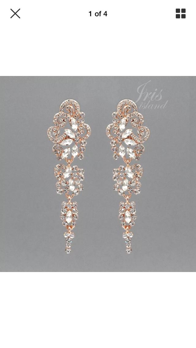 Which earrings to go with my necklace for my wedding!?