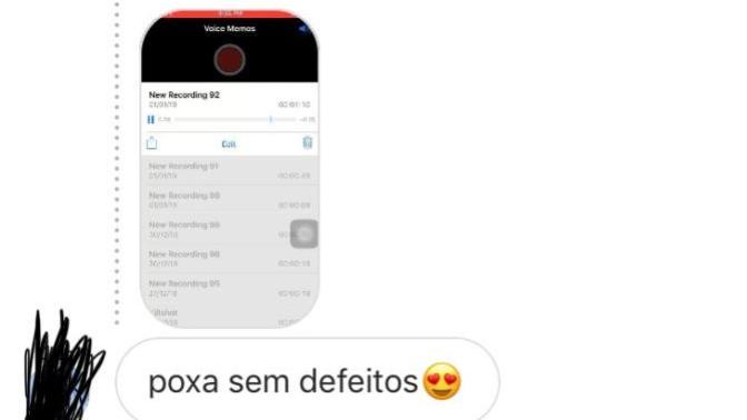 What does “poxa sem defeitos” mean?