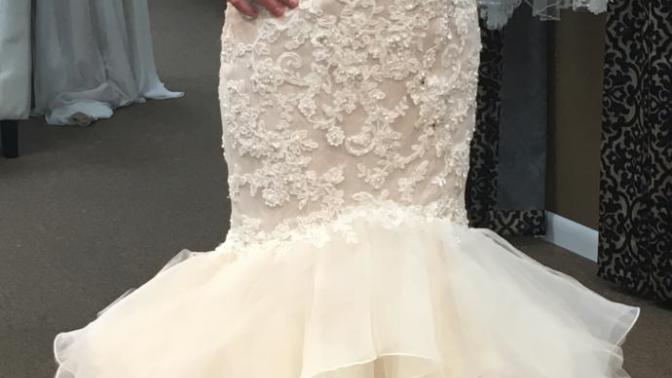 What do you think of my wedding dress?