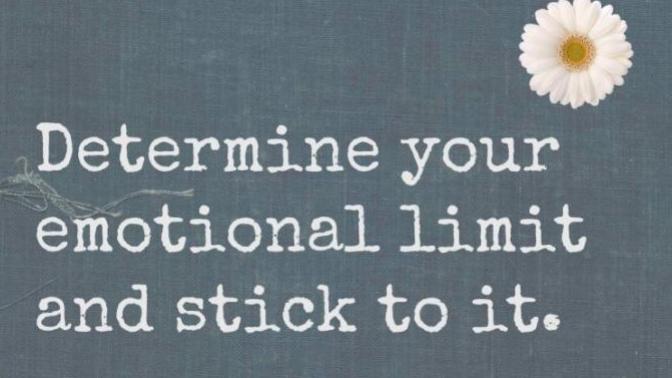 At what point do people meet their maximum emotional limit and if someone is in crisis how do you keep your head above water long enough 2 help them?