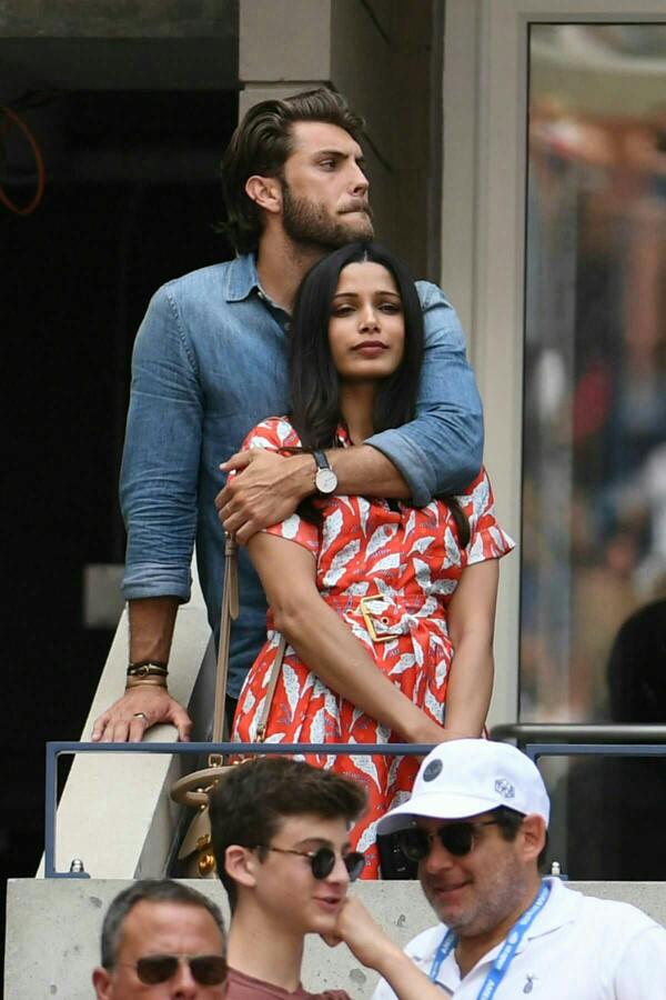 Why freida pinto is dating a white guy?