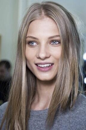 which hair color would you prefer on a green eye brunette with tan skin ?