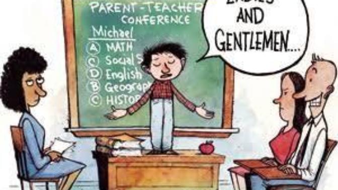 G@Gers , who accompanied with you for parent teacher meetings (PTM) held at schools?
