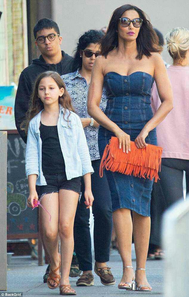 Why padma laxmi daughter look white?