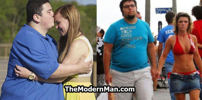 Girls who are slim or normal weight-- would you date a fat guy?