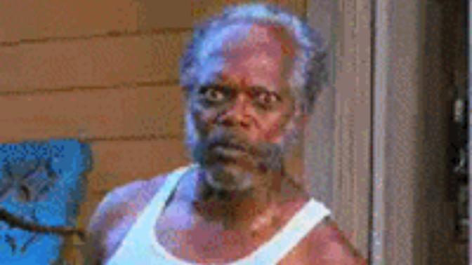 How would you react if you moved to a new neighbourhood and an elderly man who lives right across your home stares at you like this?