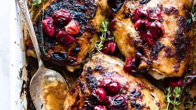 Do you like chicken and cranberry sauce?