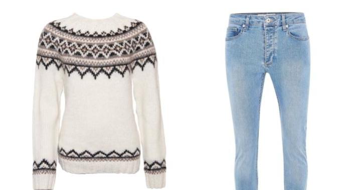 Which outfit is better for warm weather downhill skiing?