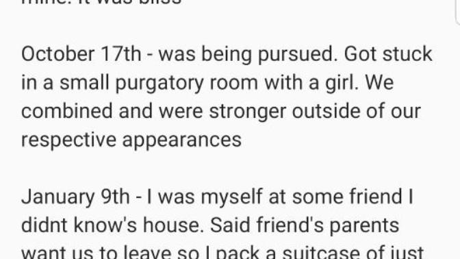 Very odd and specific dreams?