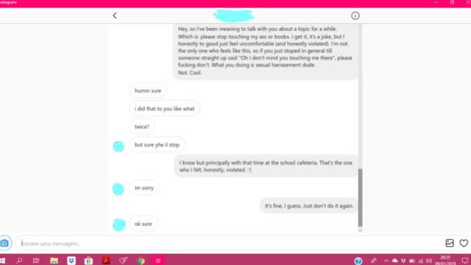 We talked AKA refering to my Am I less of a Virgin because I was groped?