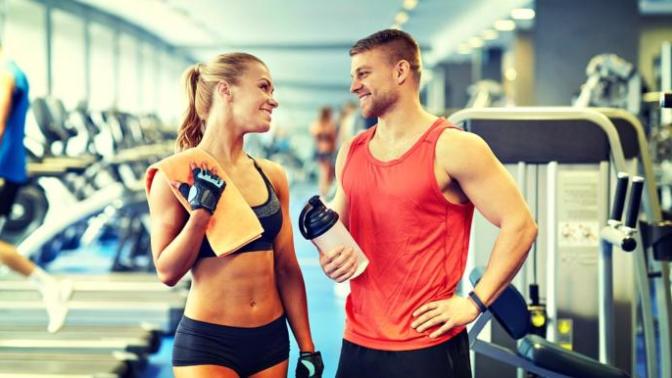 Is it acceptable to occasionally flirt with someone at the gym?