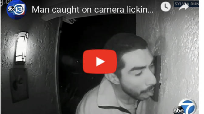 A random guy/girl licks your door bell for nearly three hours straight. What do you do?