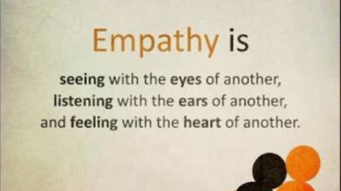Can empathy be taught to someone who doesn't know how to react to another person's sadness?