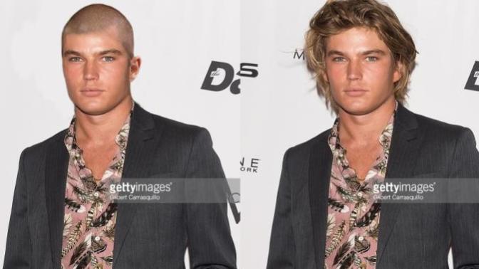 Which hair style suits him better?