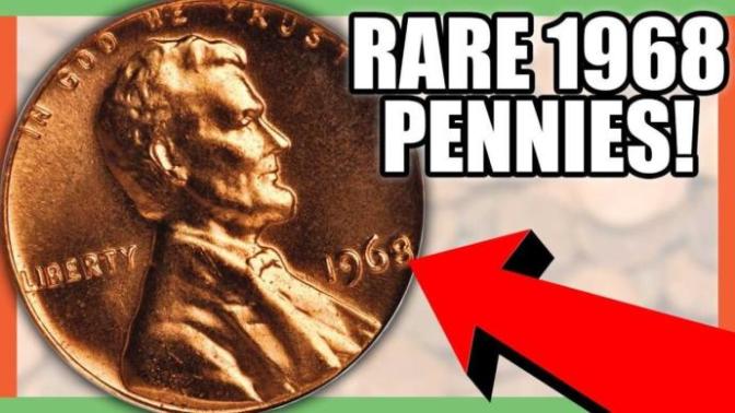 Why are 1968 pennies worth more than 1967 pennies?