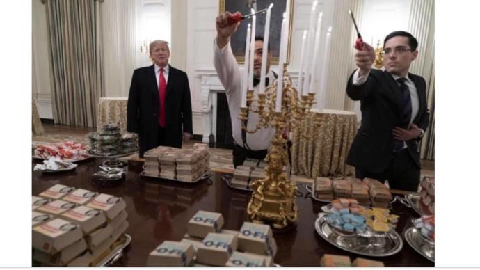 President Trump buys Dinner for the Clemson Tigers Football Team. Meanwhile, we are 24 days into the shutdown and federal workers are struggling?