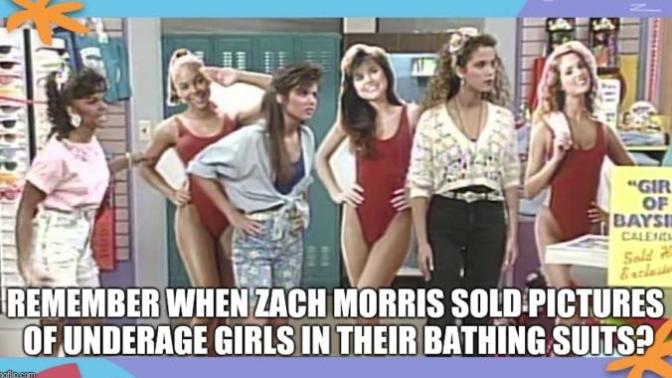 Saved by the Bell. Has anyone else rewatched it and realised that Zack Morris wasn't cool but sleazy trash?