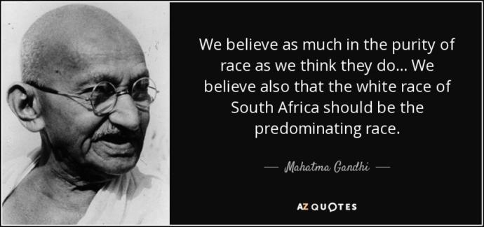 Do you agree with this quote by Mahatma Gandhi?