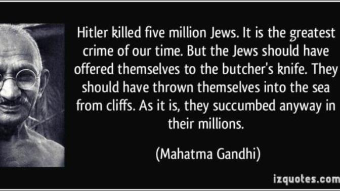 Do you agree with this quote by Mahatma Gandhi?