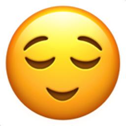 Relieved Face Emoji