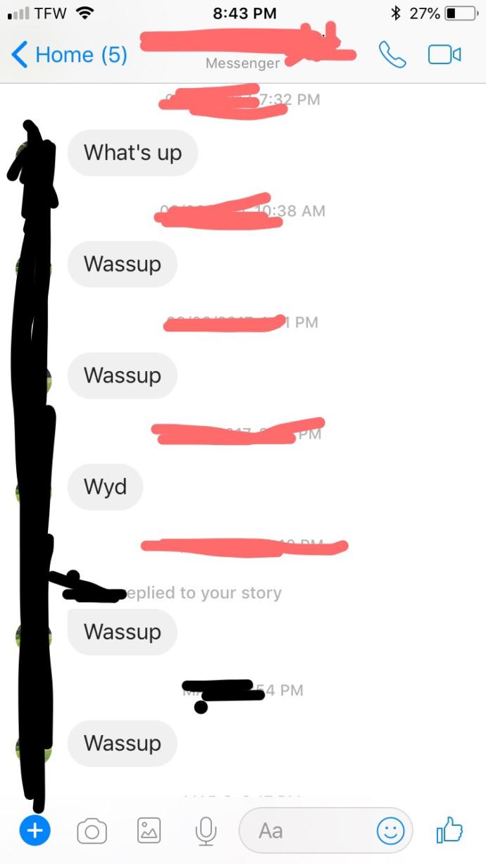 Why Do Guys Keep Messaging Girls When They Know They Are Being Ignored/Know The Girls Doesn’t Want Them?