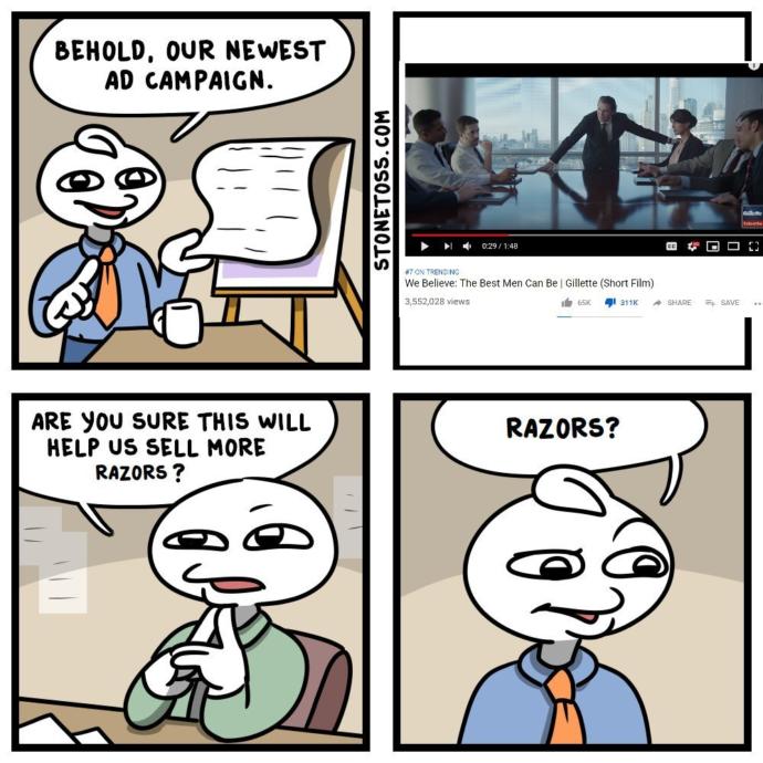 Did Gillette mess up with their SJW