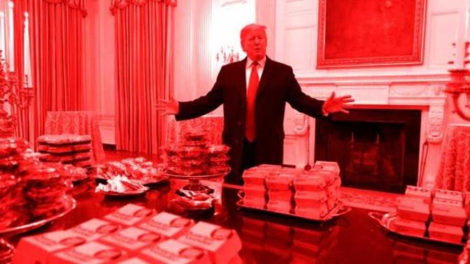 Thoughts on McDonalds being served in the White House?