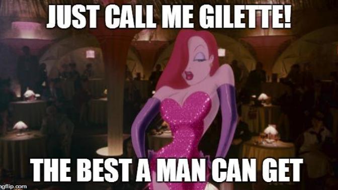 How many gillette ad questions can we get today? this makes 5?