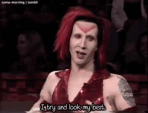 Best GIF of Marilyn Manson?
