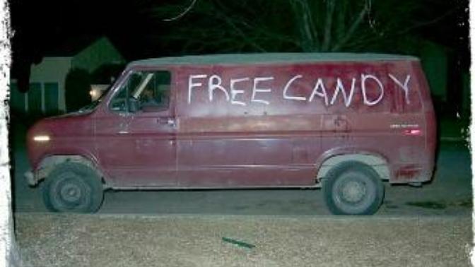 I just got this van. Would y'all like some candy?