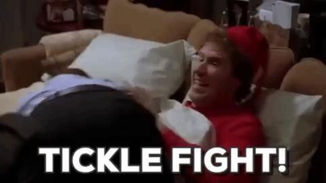 When was the last time you had a tickle fight?