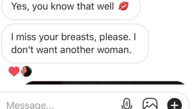 Boyfriend says she’s the only woman he wants?