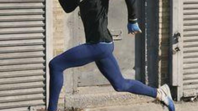 Not a question, more a request. When girls run they just wear tights. Guys put baggy shorts on top so you can't see their butts. Can you lose them?