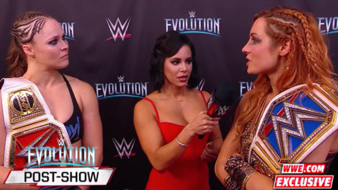 Becky Lynch won the Rumble!! Becky or Ronda at mania?