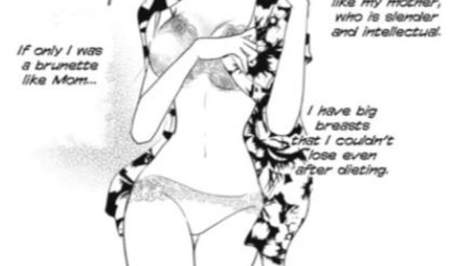Would you feel bad for a girl that have big breast and natural blond hair like the heroine of this manga?