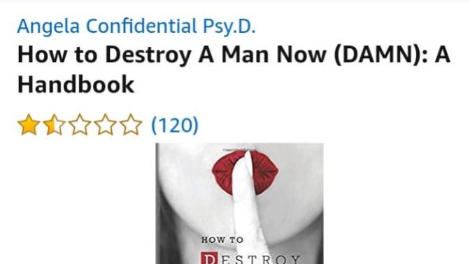 A book titled "How To Destroy A Man" which encourages women to use false accusations to bring men down from power? What do you think about this?